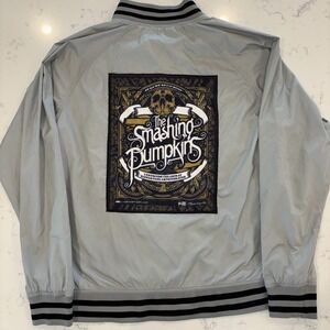 Smashing Pumpkins X AlpineStars Nylon Bomber Jacket Concert Aug. 19th 2008 SZ LG